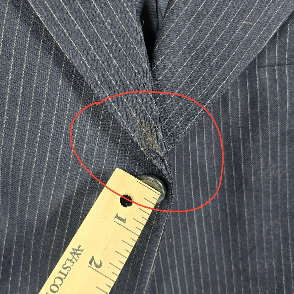 VTG Brooks Brothers Brooksgate Pinstripe Blazer Men 42‎ Wool USA Union Made LOOK